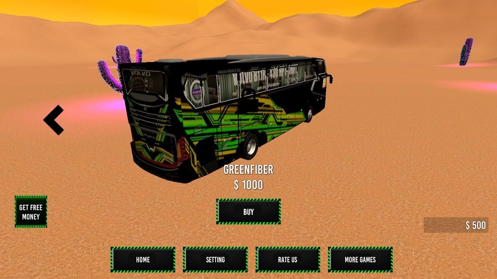 炎热沙漠的巴士截图1