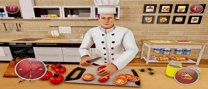 模拟厨师制作美食的游戏